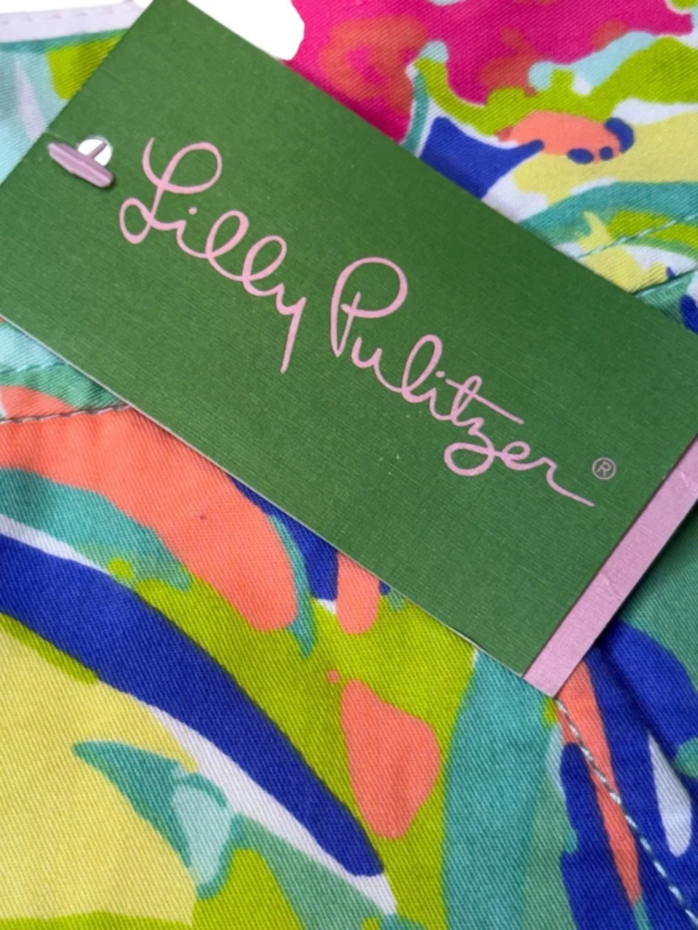 Lilly Pulitzer Callahan Shorts Multi Casa Banana Tropical Sz. 16